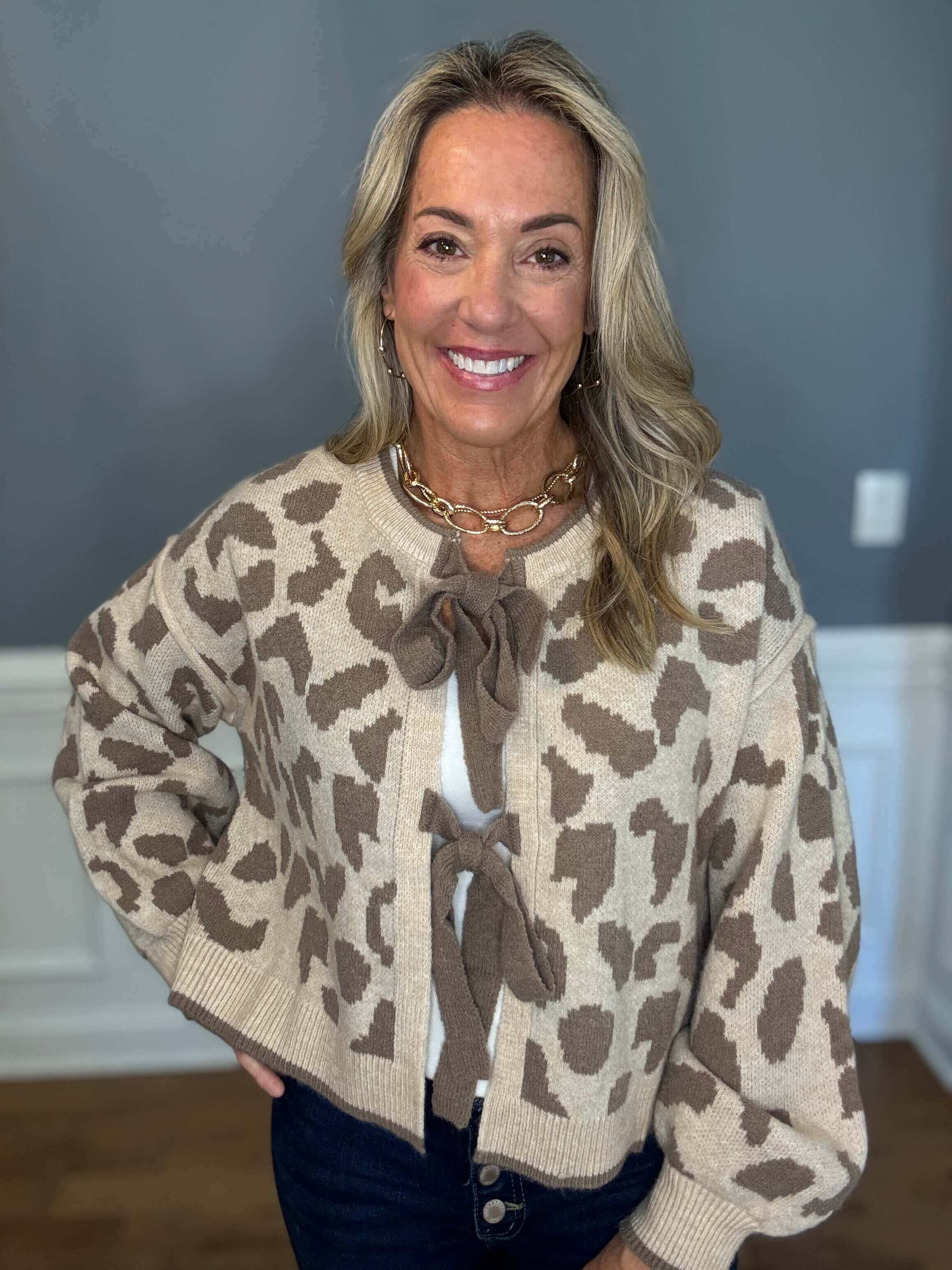 Leopard Cardigan