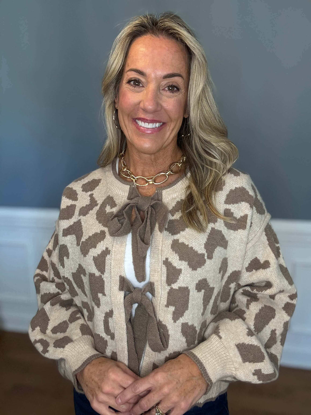 Hammered Gold Textured Necklace