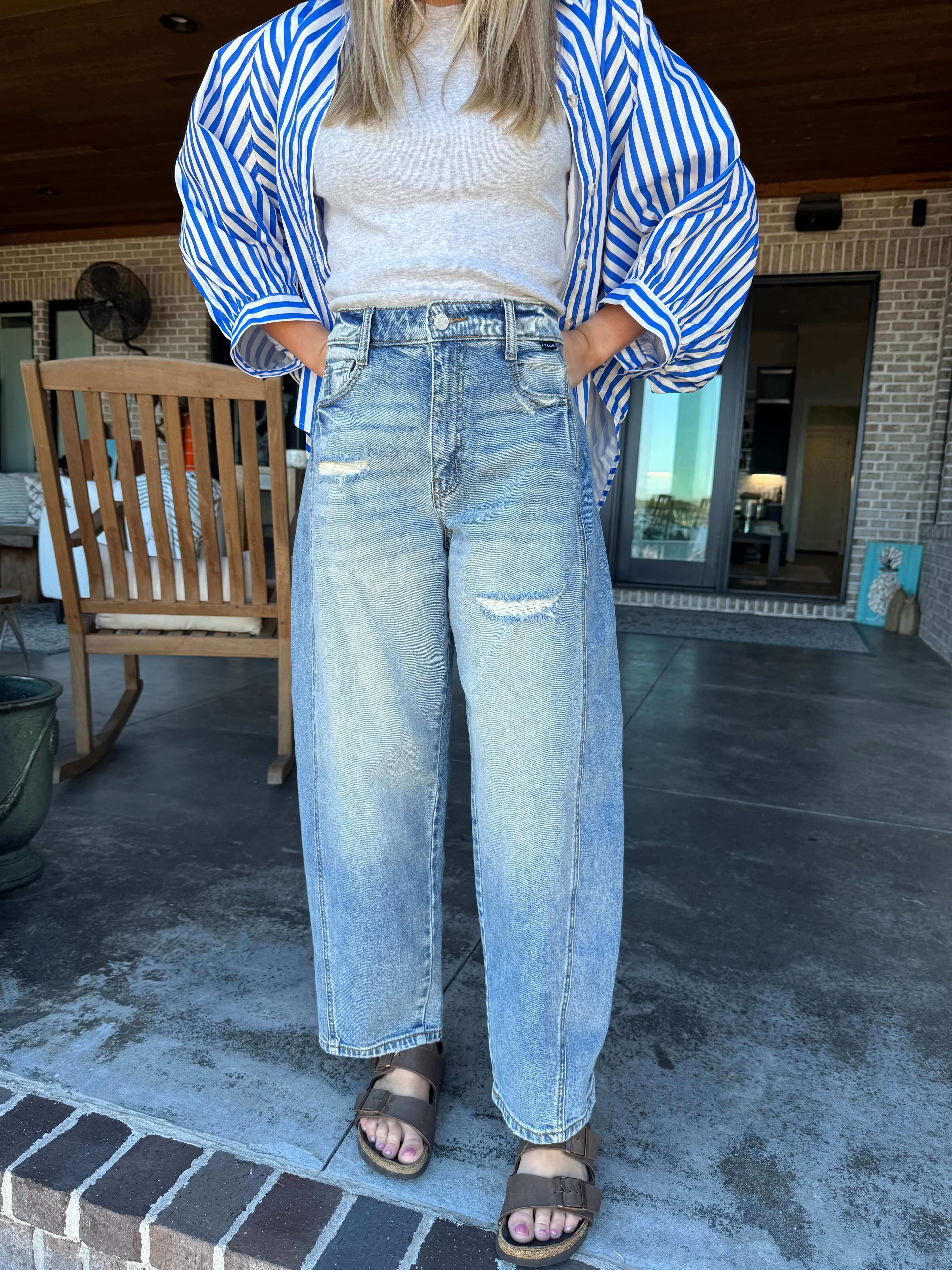 Kate Barrel Jeans- Light Denim