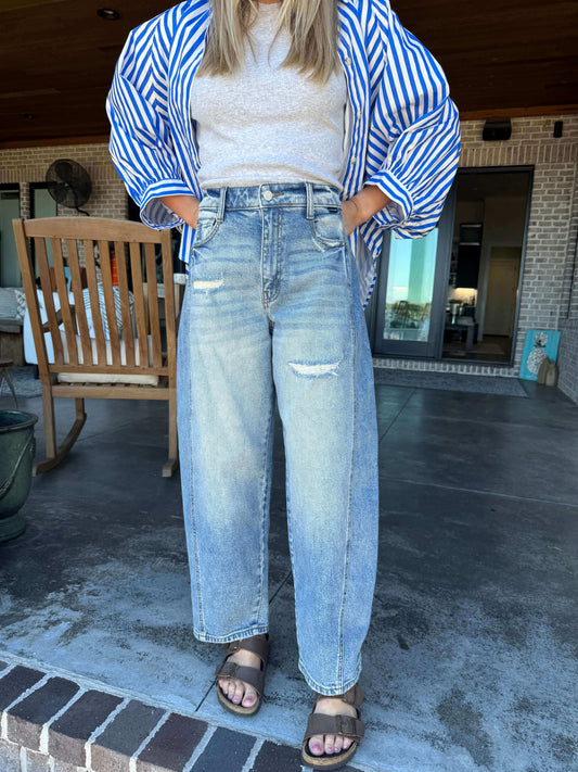 Kate Barrel Jeans- Light Denim