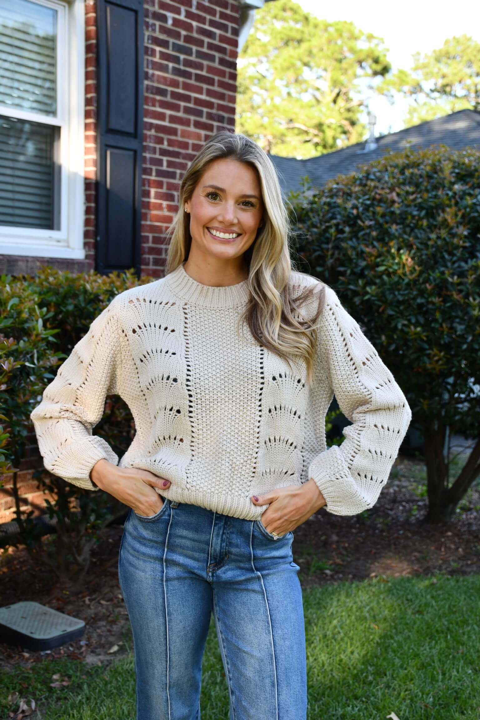 Brandi Crochet Sweater