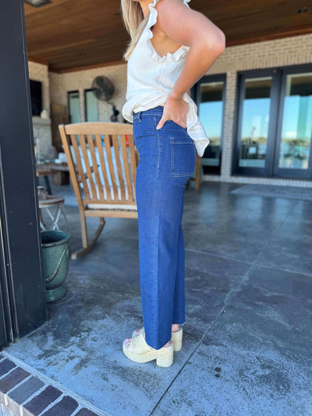 Mathew High Rise Straight Leg