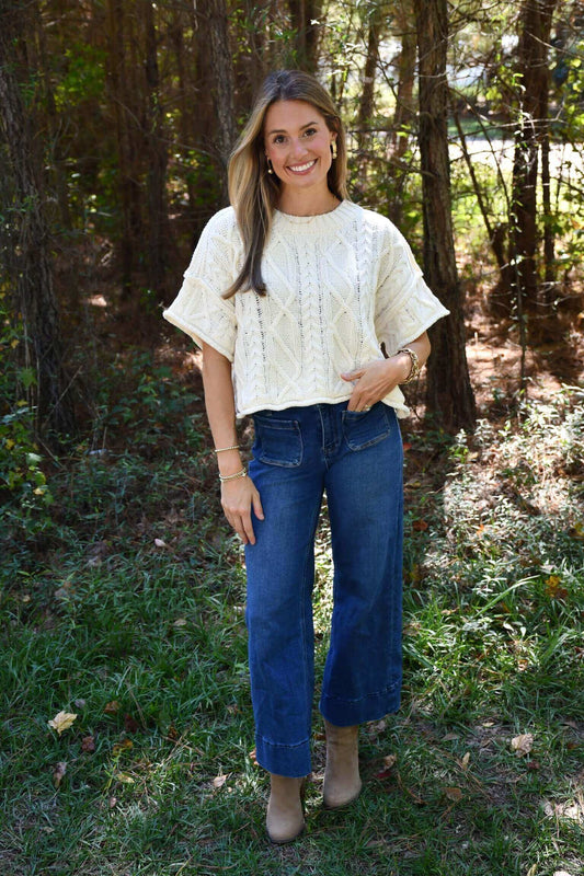 Avery Cable Knit Sweater