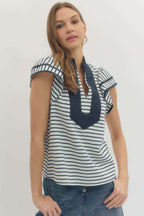 Madison Stripe Blouse