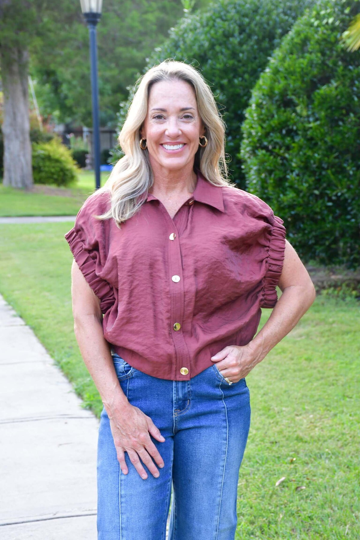 Karen Collared Blouse