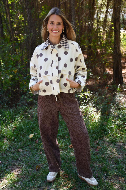 Oxford Polka Dot Jacket
