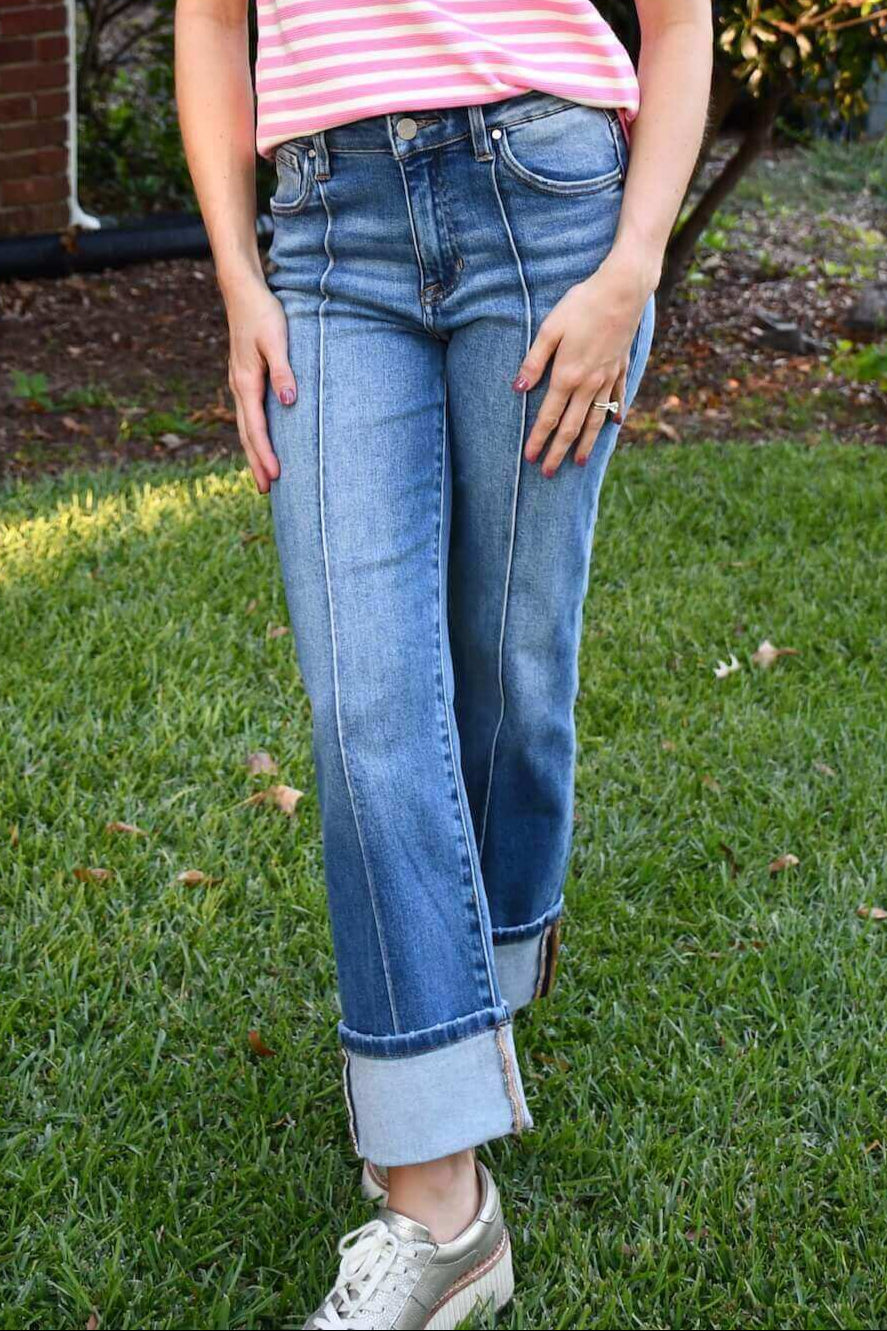 Rebecca Center Seam Jeans