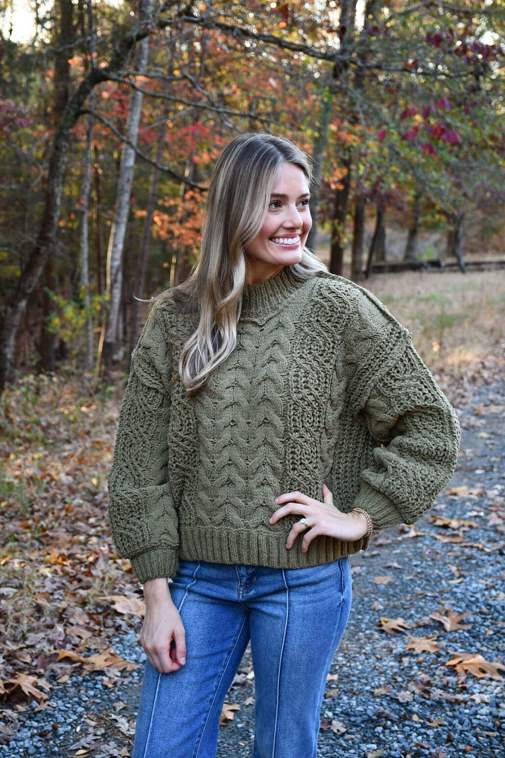 Kari Cable Knit Sweater