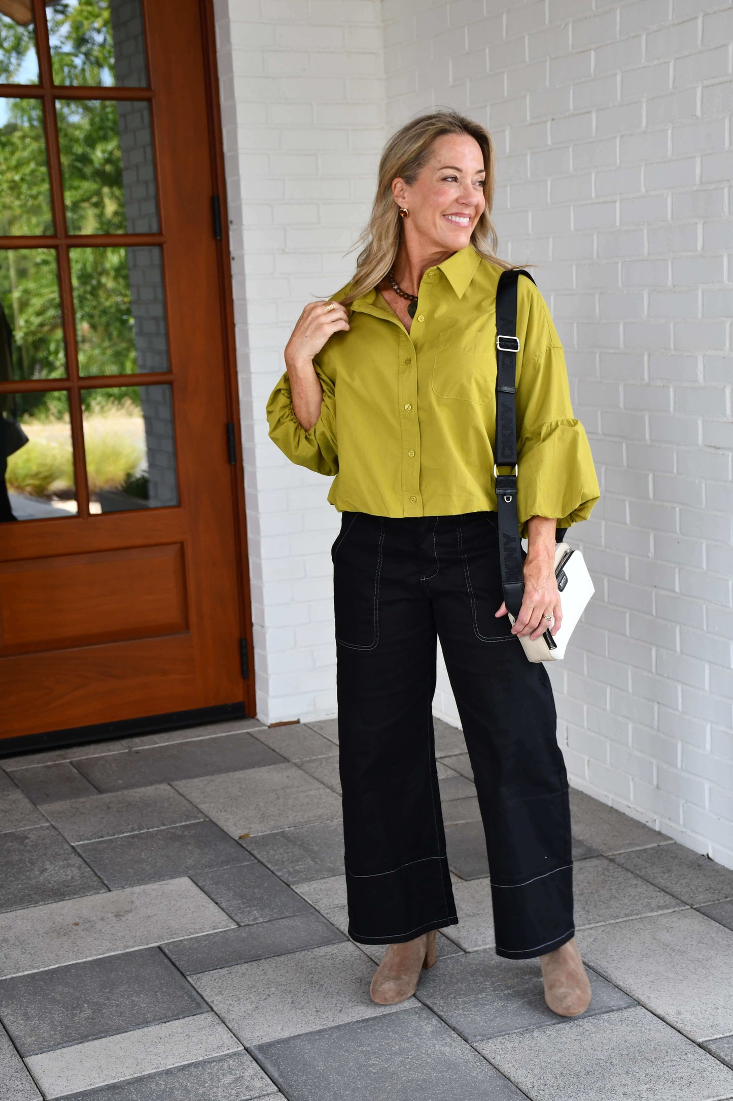 Envy Button Up Top