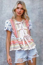 Roslyn Floral Babydoll Top
