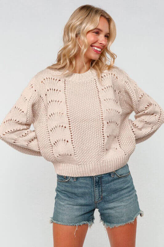 Brandi Crochet Sweater