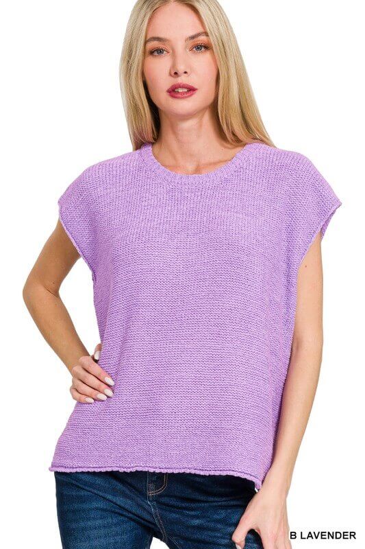 Heidi Lavender Sweater