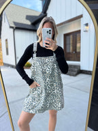 Brittany Leopard Overall Dress