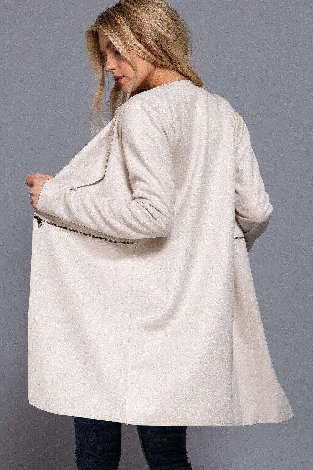 Elizabeth Faux Suede Jacket