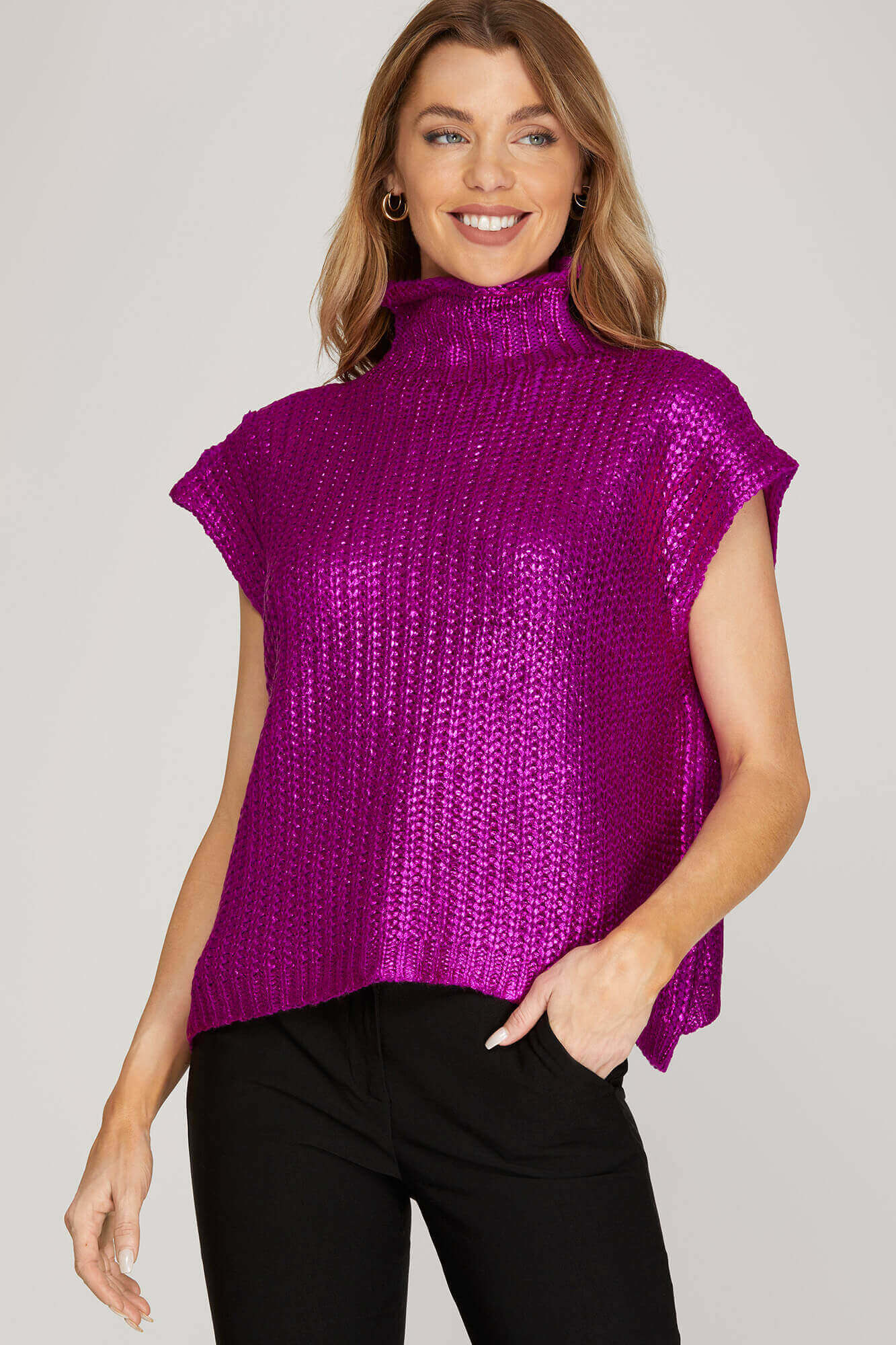 Brooke Metallic Sweater