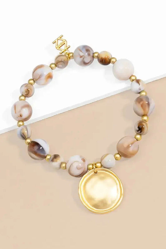 Maren Marbled Bead Breacelet