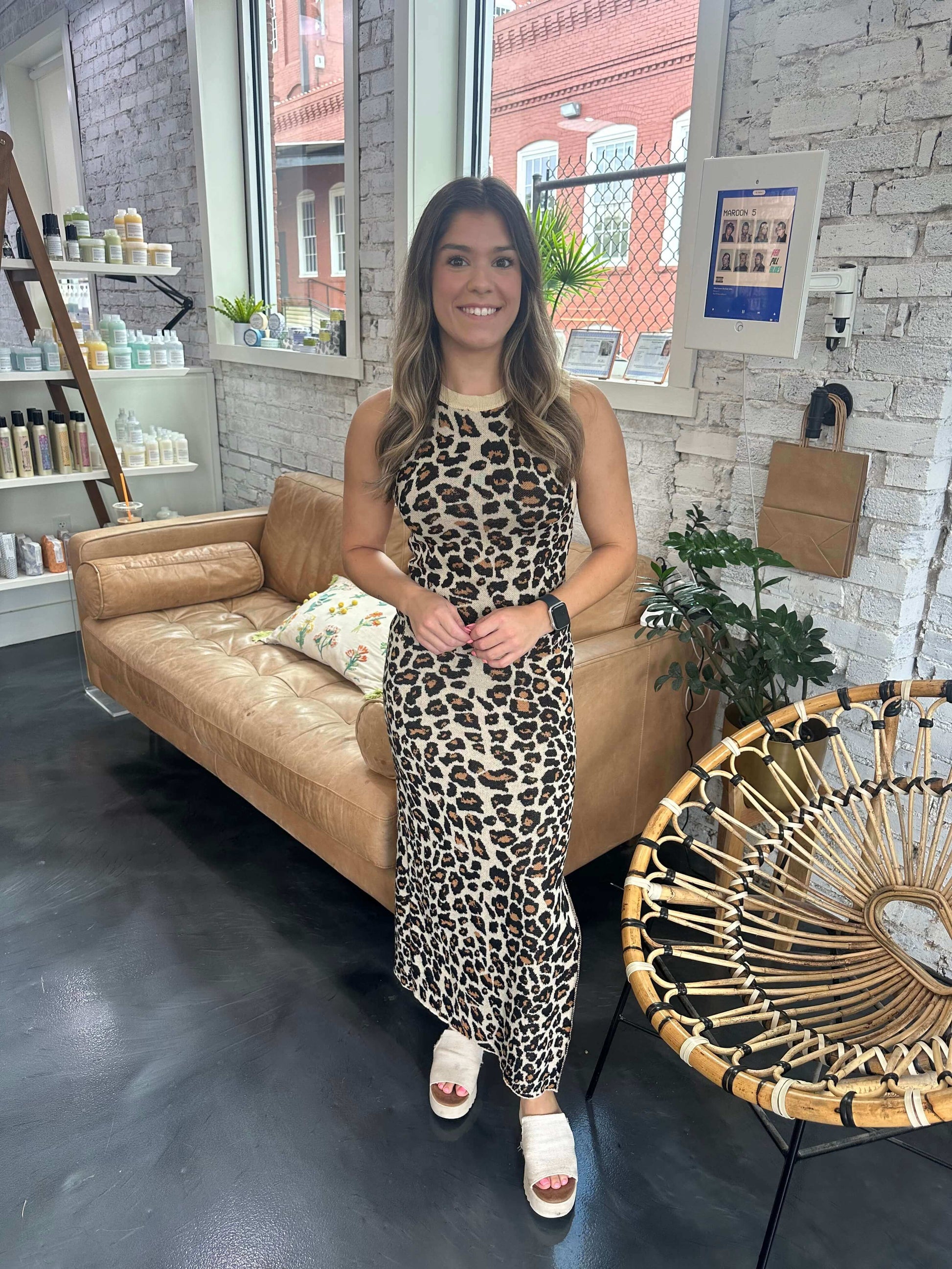Madison Leopard Dress