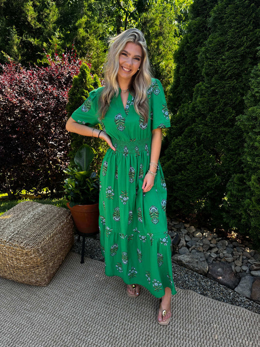 Sherry Ruffle Hem Maxi