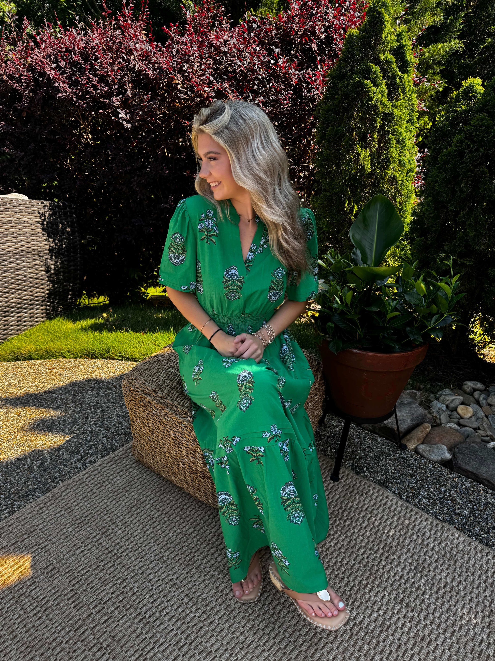 Sherry Ruffle Hem Maxi