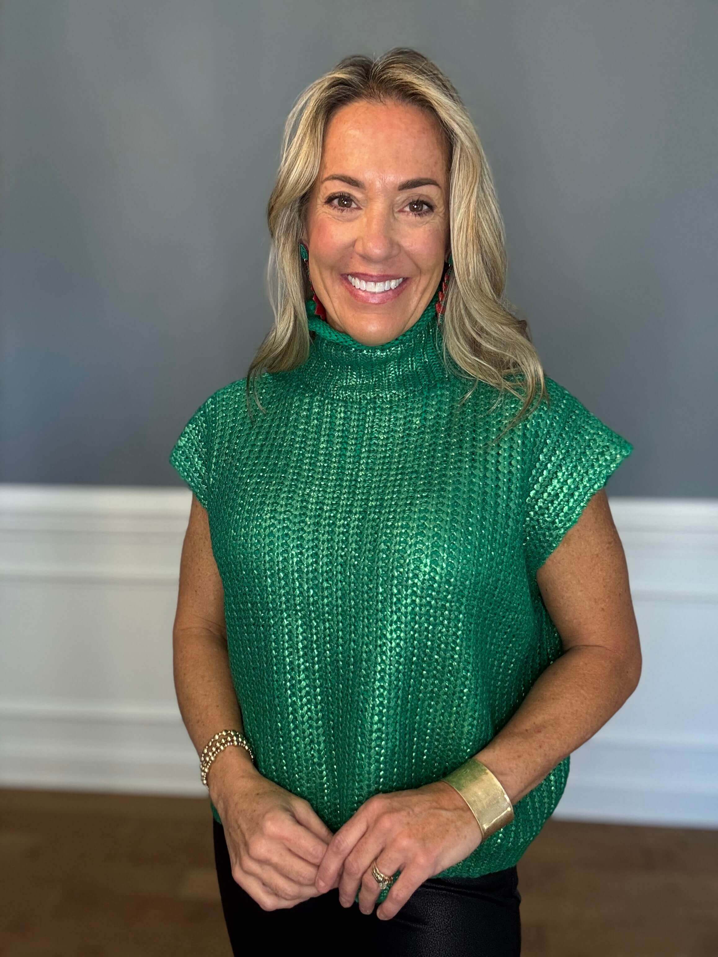 Riley Metallic Sweater