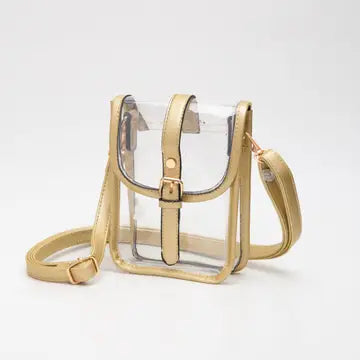 Clear Buckle Strap Mini Crossbody