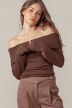 Alexis Off Shoulder Sweater