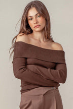 Alexis Off Shoulder Sweater