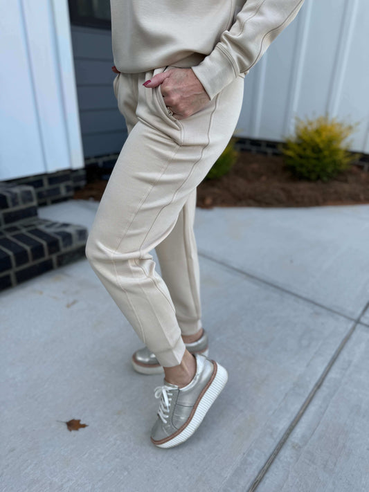 Mono Contrast Seam Joggers