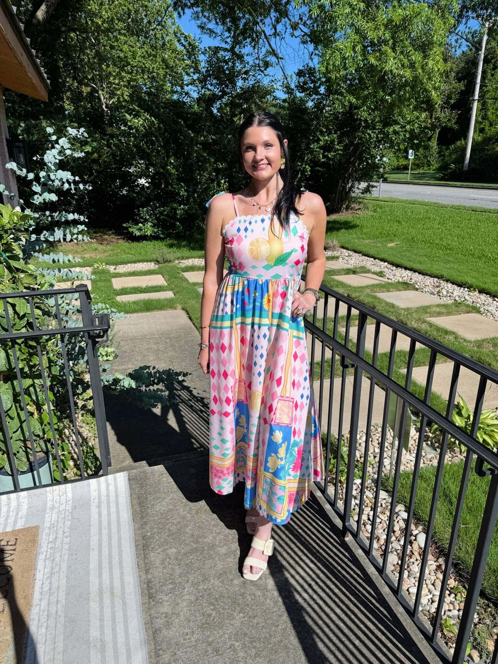 Nathia Multi Print Dress