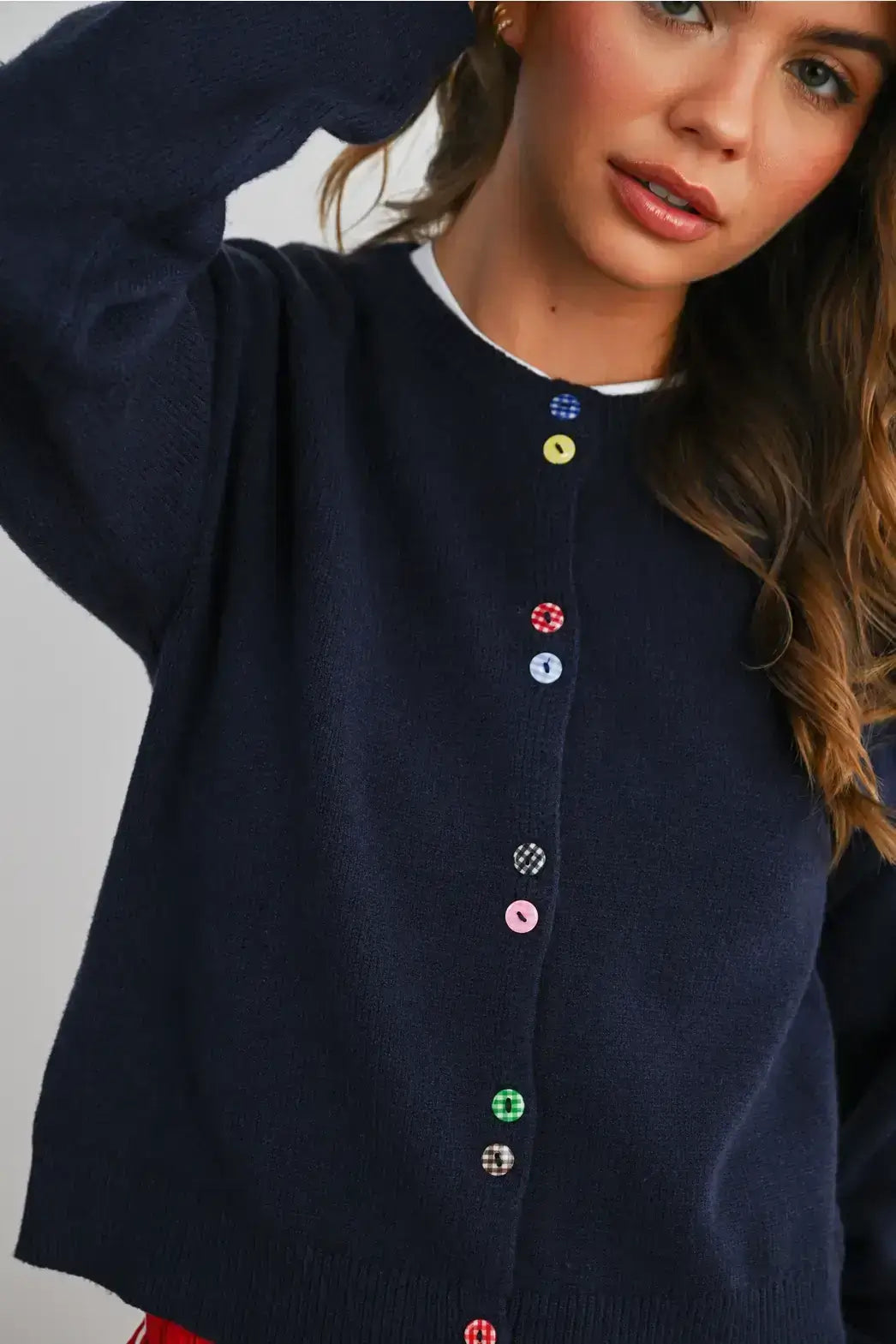 Sandra Navy Cardigan