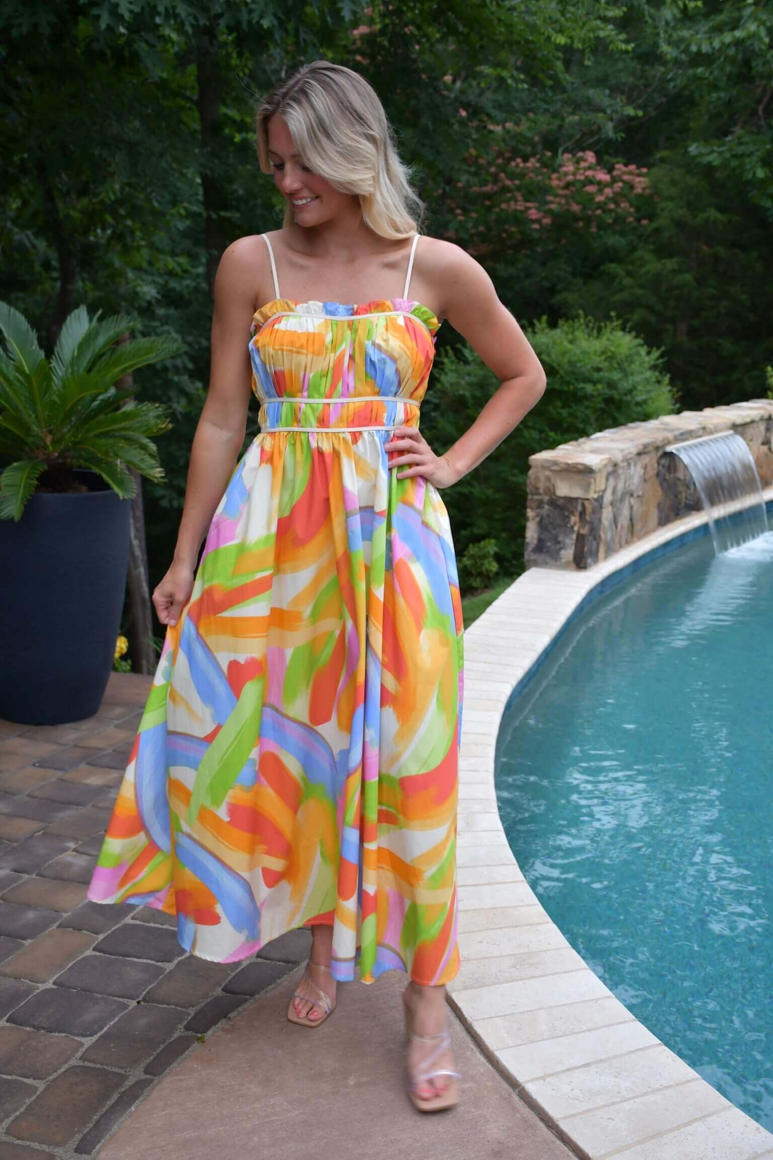 Kirsty Print Maxi Dress