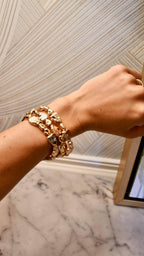 Gold Nugget Bracelet
