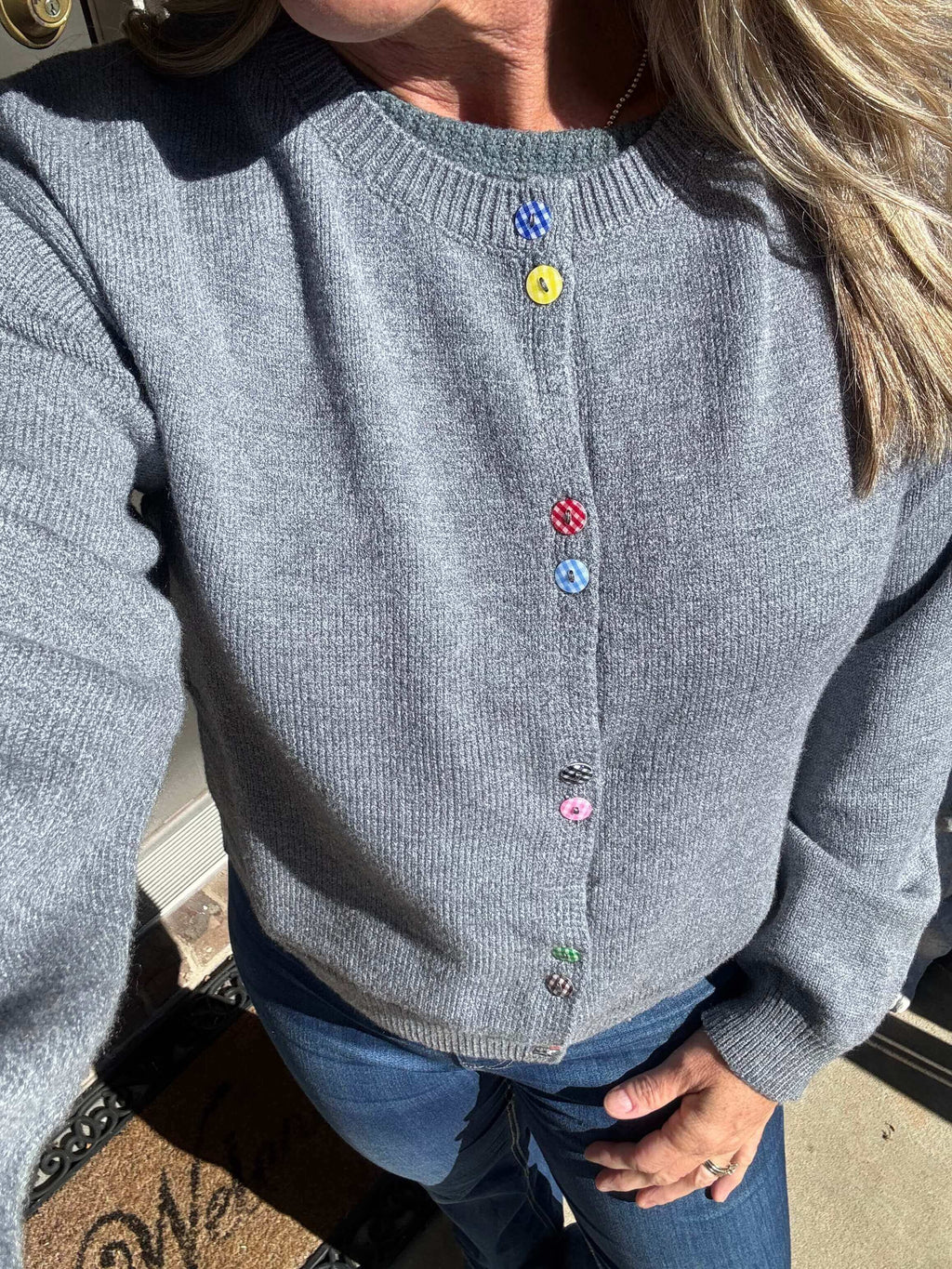 Ashley Grey Cardigan