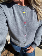 Ashley Grey Cardigan