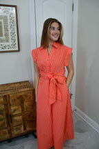 Kallie Stripe Midi Dress