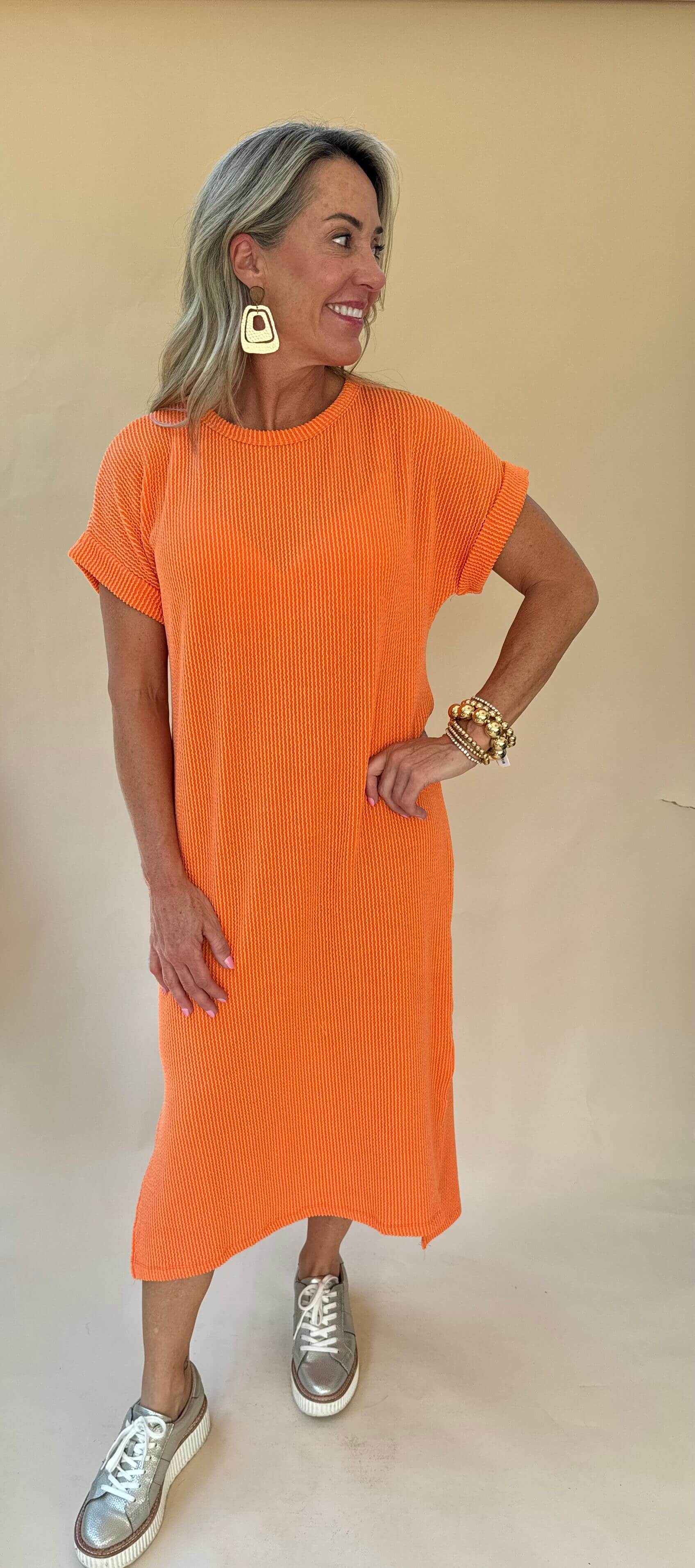 Jesse Orange Dress