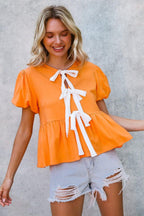 Holly Orange Top