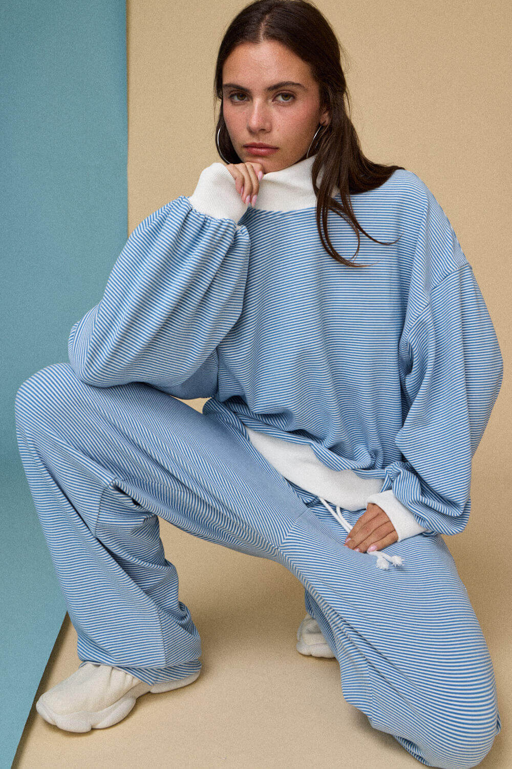 Marah Mock Neck Lounge Set