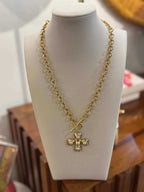 Cross & Pearl Necklace