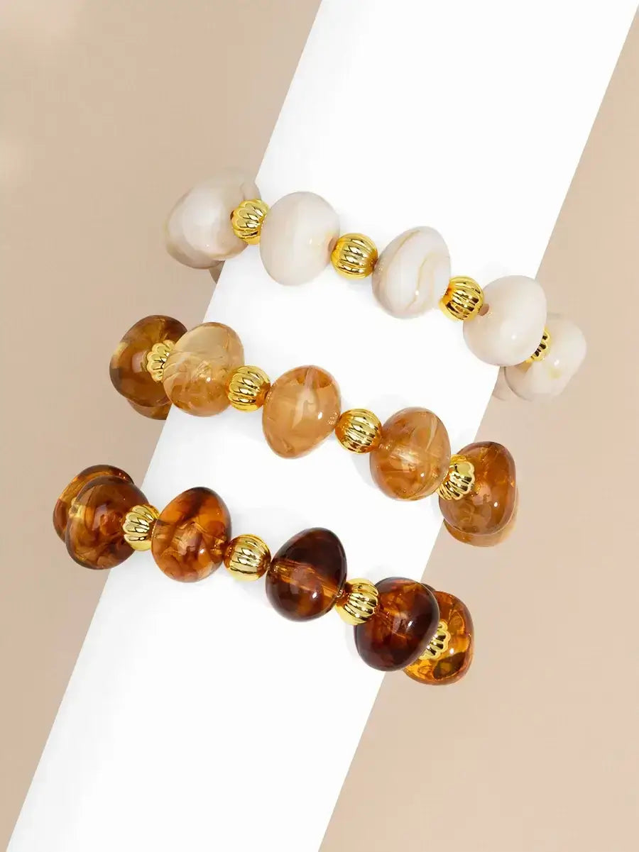 Pebble Beige Bracelet