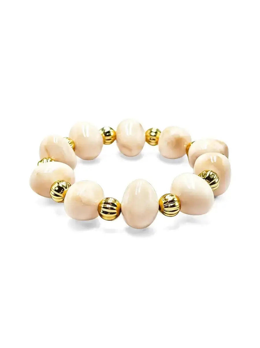 Pebble Beige Bracelet