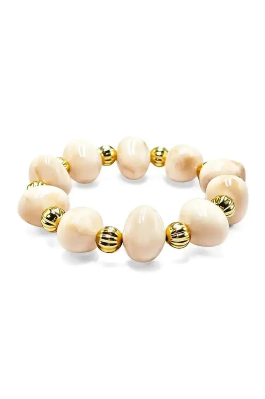 Pebble Beige Bracelet