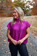 Brooke Metallic Sweater