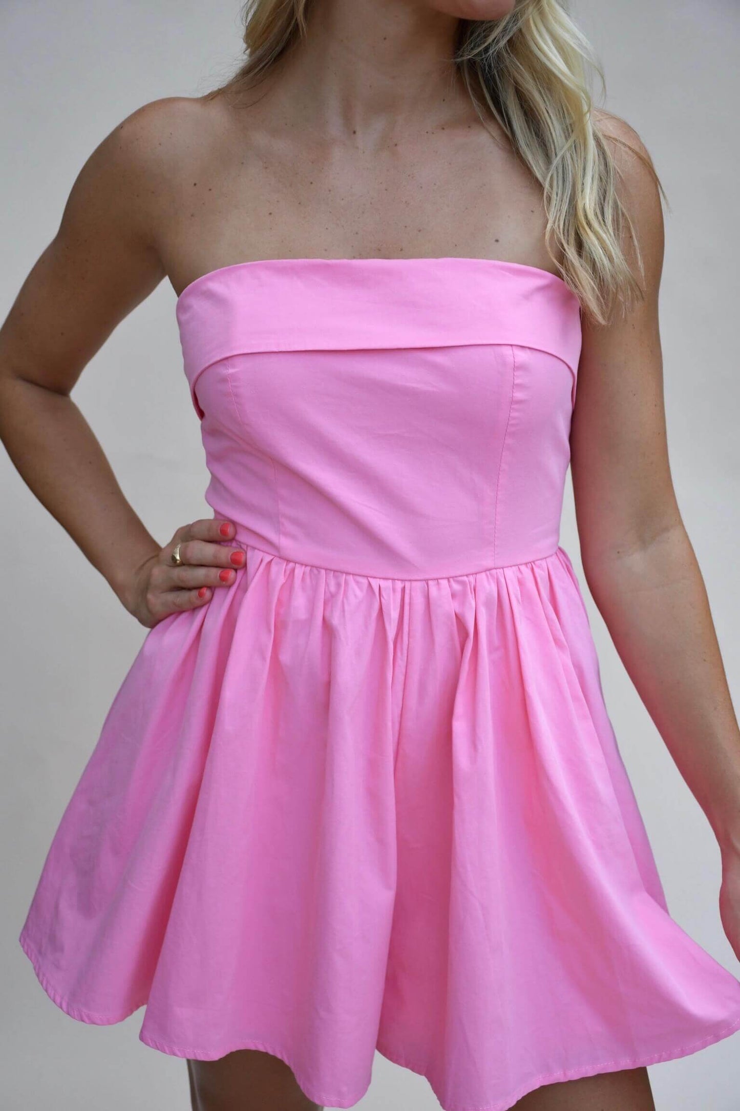 Shelby Strapless Romper