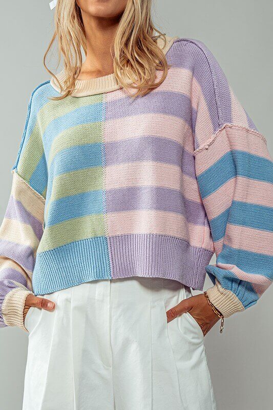 Chelsie Colorblock Sweater