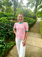 Beka Pink Stripe Top