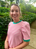 Beka Pink Stripe Top