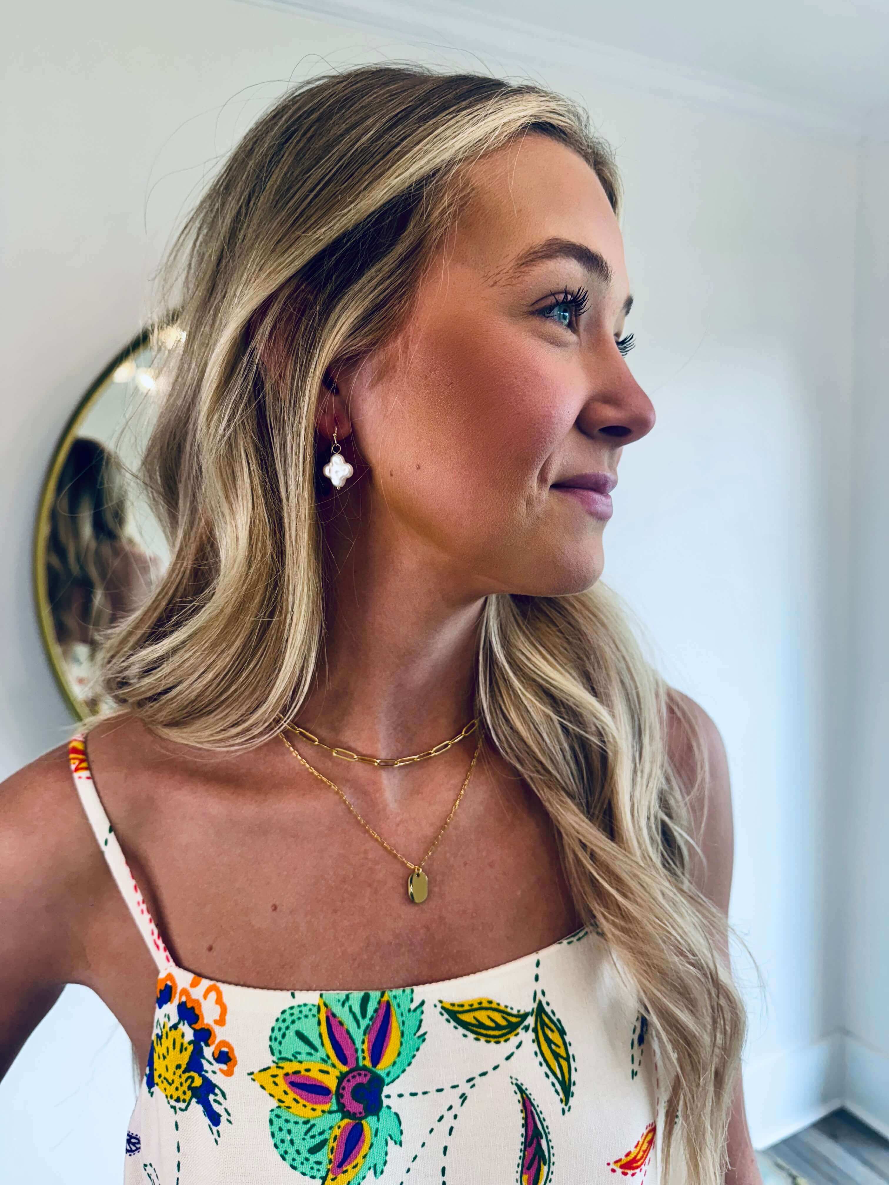 Paperclip 18K Stainless Steel Necklace