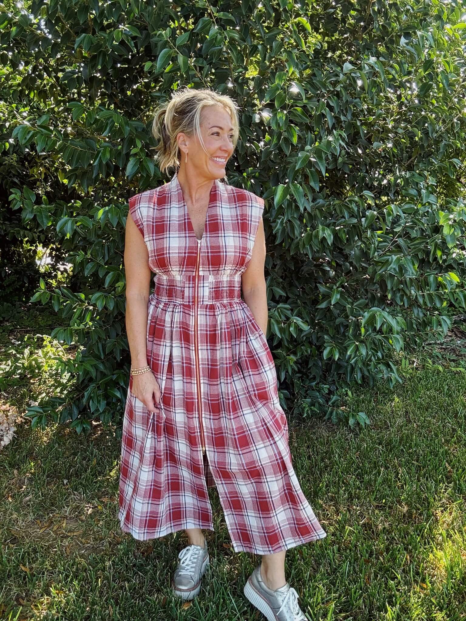 Autumn Tide Smocked Dress