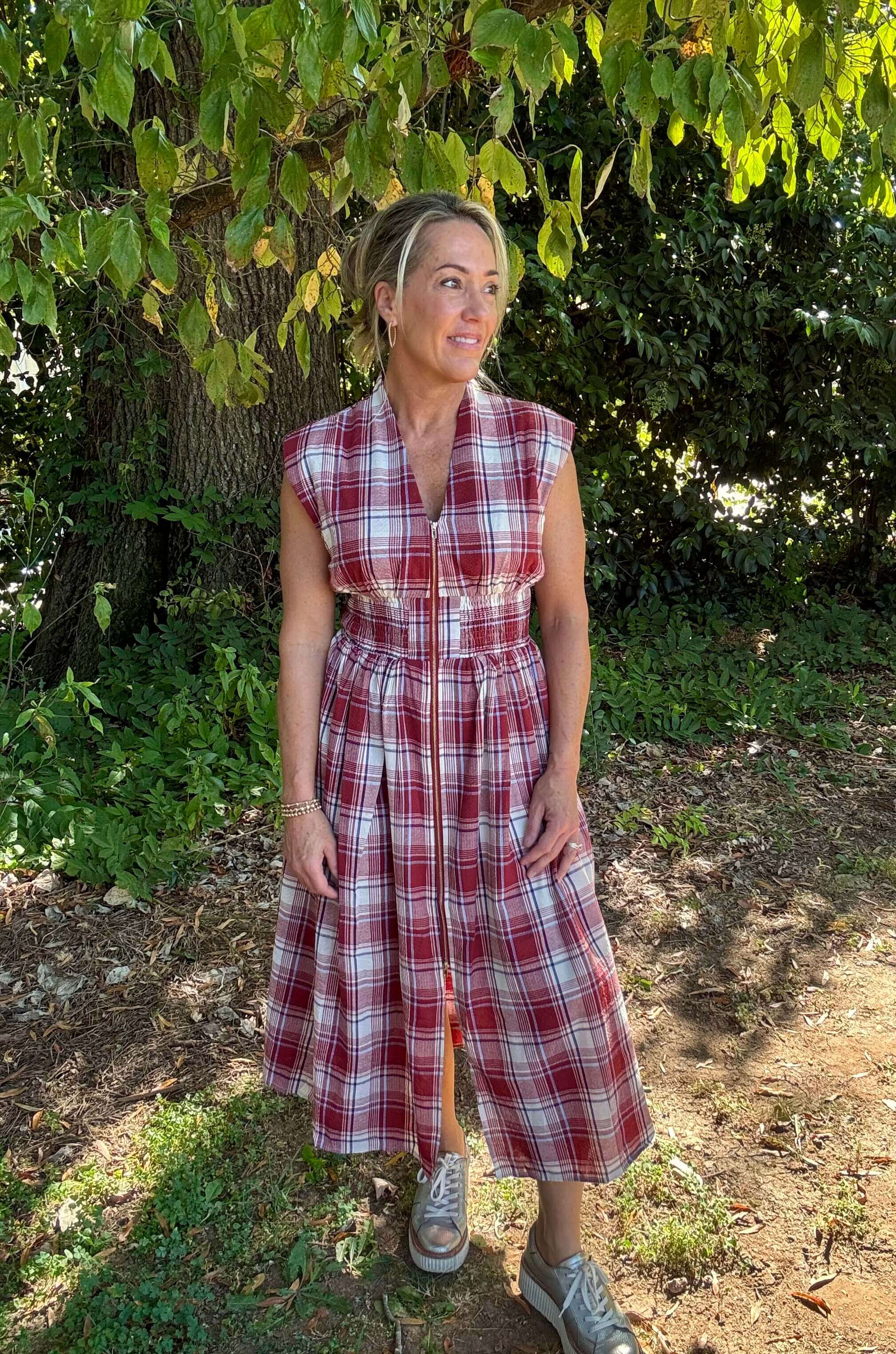 Autumn Tide Smocked Dress